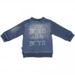 Mobile Preview: BESS Baby Jungen Jeans Cardigan Boys will be boys