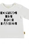 Mobile Preview: BESS Baby Unisex Langarmshirt Crying is for babies