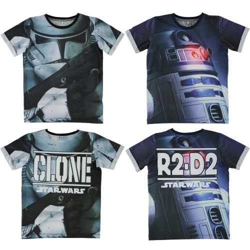 NAME IT Star Wars Kinder Shirt - R2 D2 oder Stormtrooper