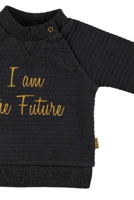 BESS Baby Unisex Sweatshirt I am the Future, Anthrazit